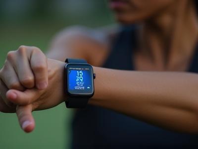 Vigor Smartwatch on a wrist displaying health metrics